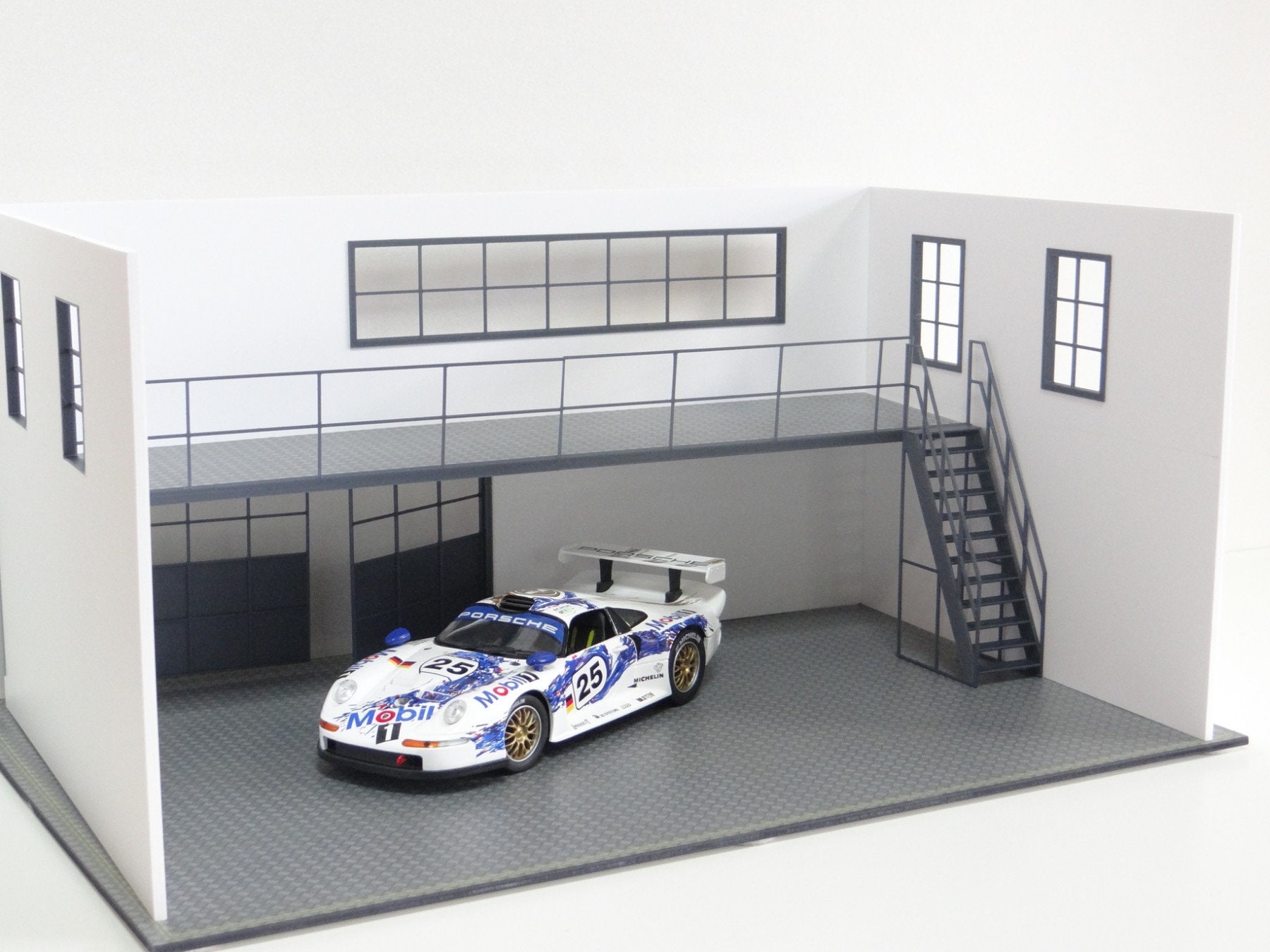 Scale 1 18 Two floor Car Model Garage BIG Diorama Model Kit Etsy New 