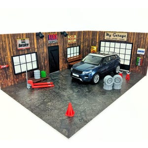 Garage diorama kit 1:10 - Etsy 日本