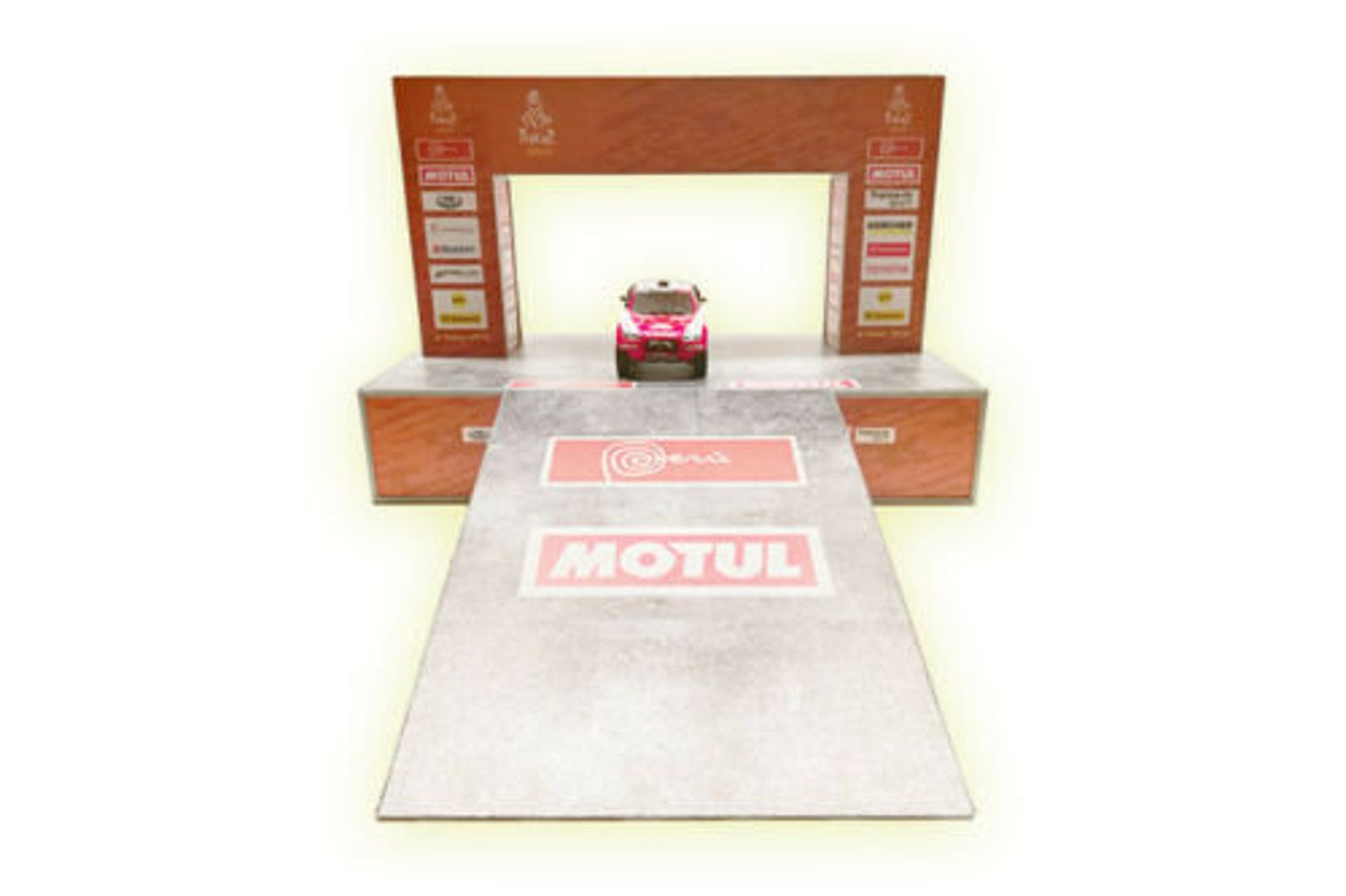Scale 1:43 Rally Podium Start / Final Diorama Model Kit Unique Spots ...