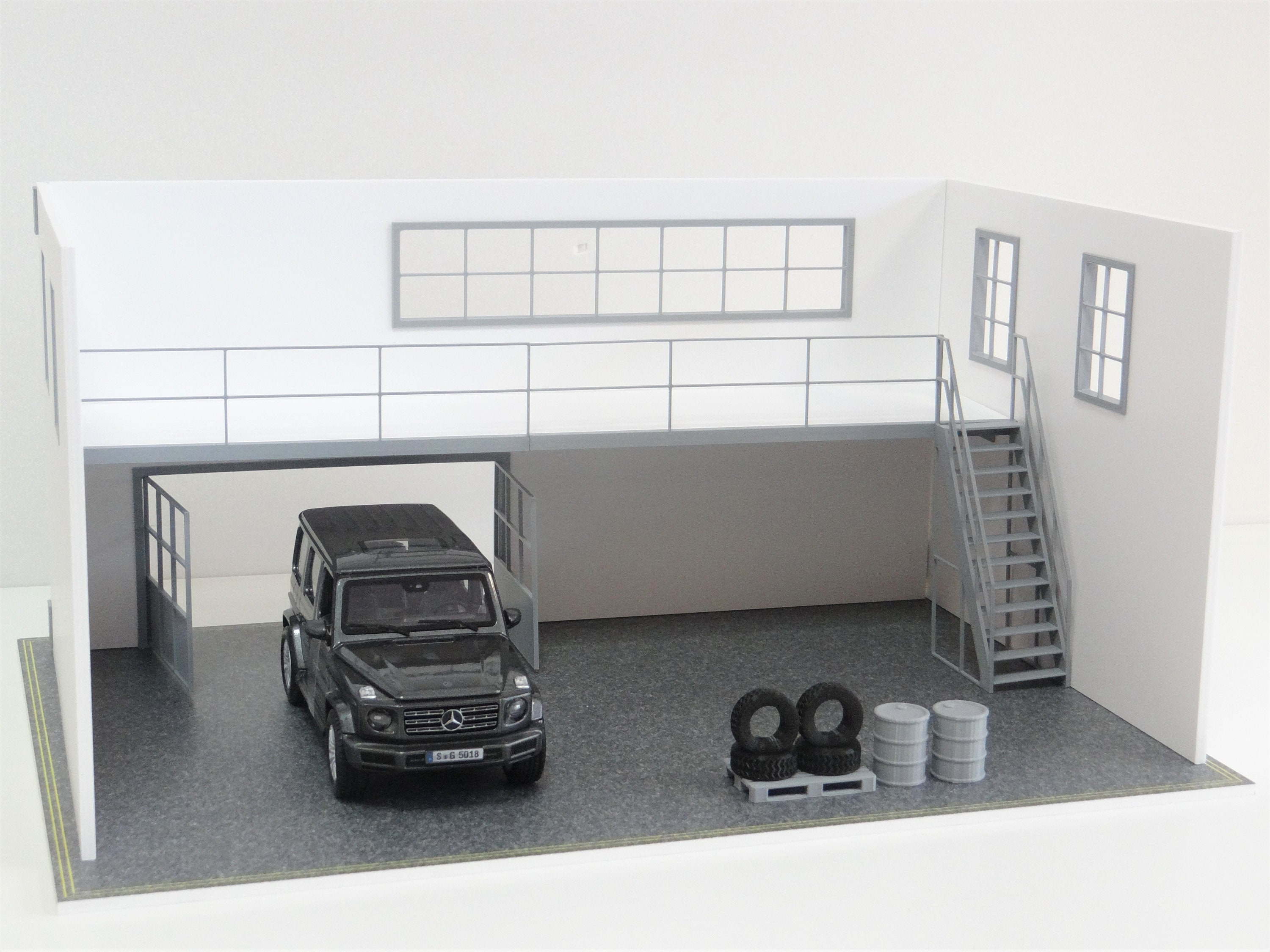Ensemble accessoire garage diorama (fait via 3D) 1/24 – Nice Car