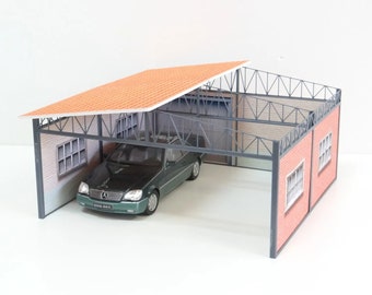 Escala 1:60/64 Garajes Dorama Para Coches Modelo De-cast Kt De