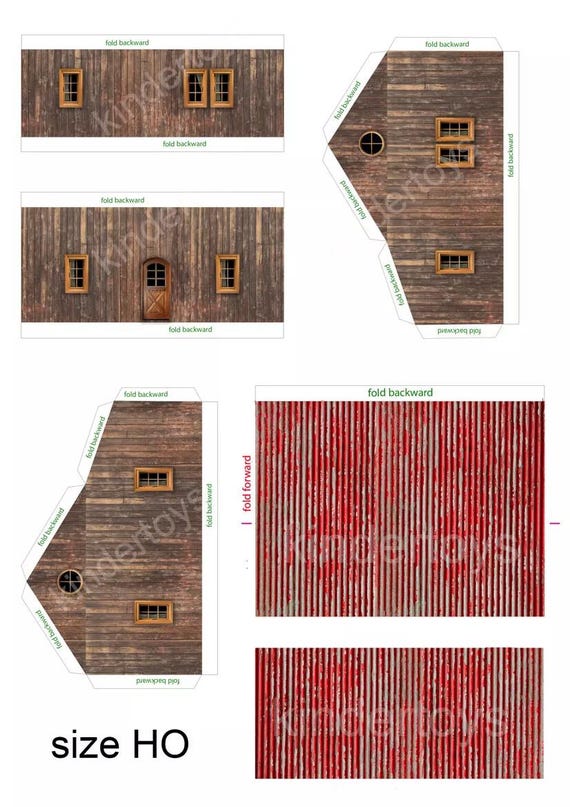 Printable Ho Scale Buildings