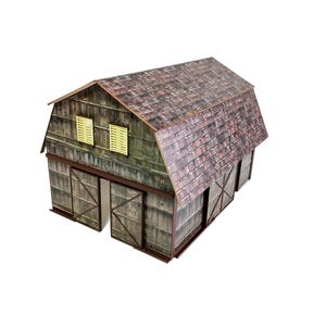 Warehouse Garage Diorama Kit – 1:18 Scale Die-Cast Car Display, 1/18 Car Model Accessory