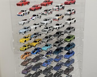 1/64スケール ダイキャストカー用ディスプレイケース – アクリル製