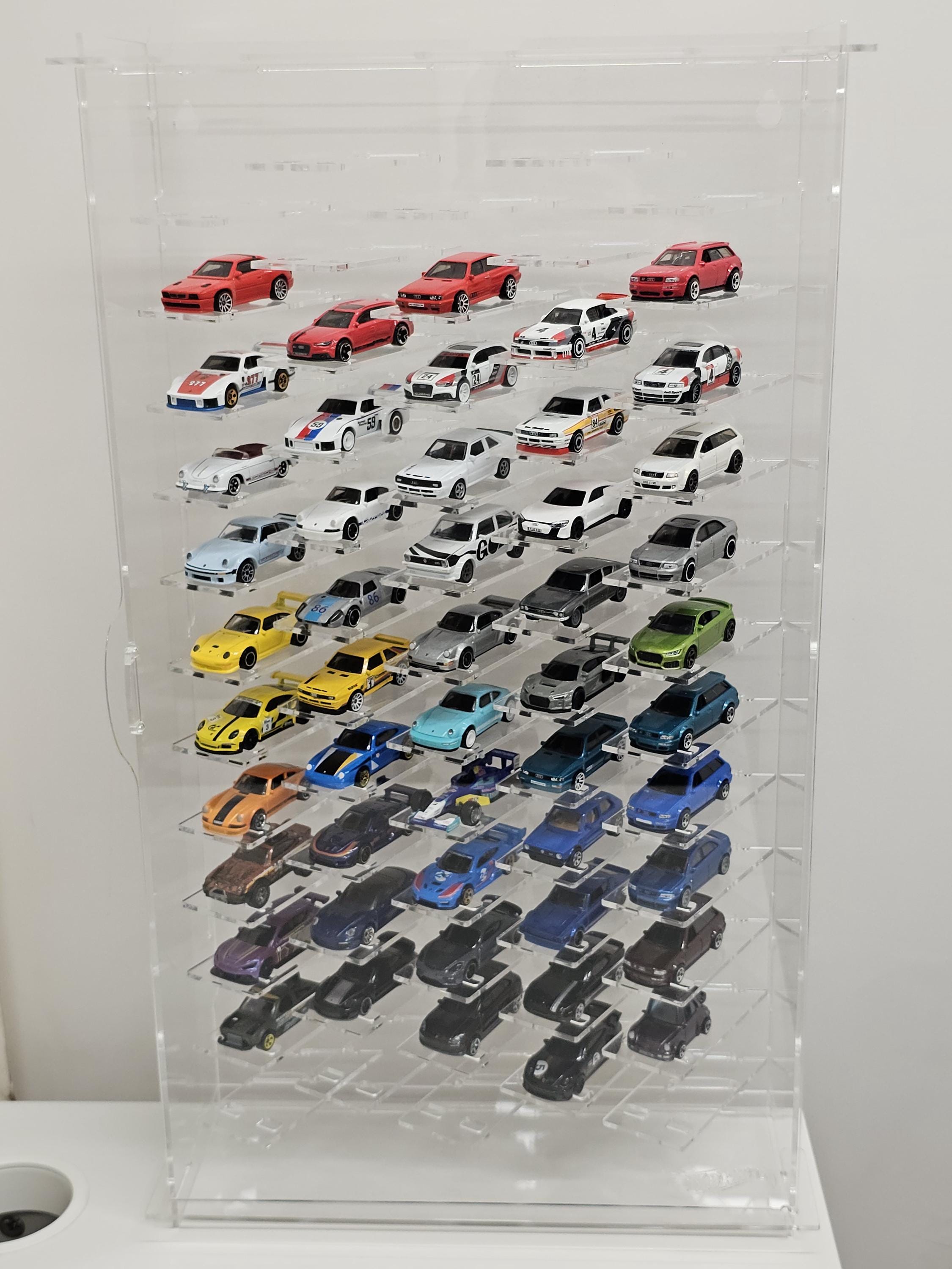 1/64スケール ダイキャストカー用ディスプレイケース – アクリル製