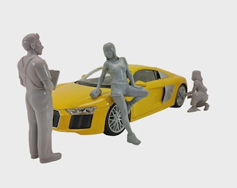 レンガガレージ 1:18スケール ジオラマキット モデルカーディスプレイ