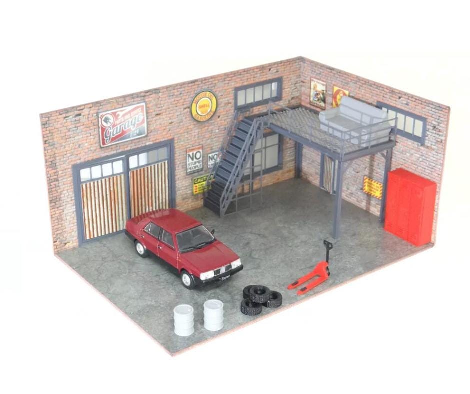 ミニチュア模型 1/43 スケール ミニチュア模型 リアルプロダクト 1/43スケール ジオラマ D34a サーキット