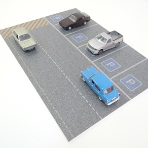 Scale 1:43 Diorama parking base display for die-cast car models Diorama parts Diorama miniature display decoration