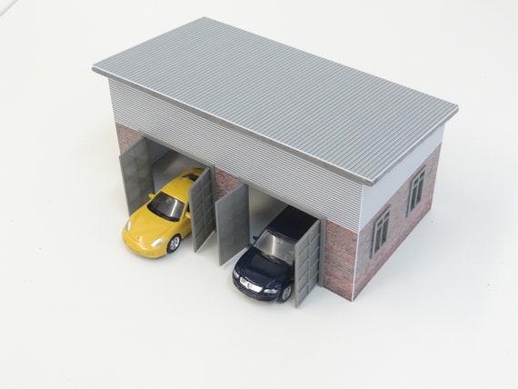 Scale 1:43 Diecast Car Models Display Auto Service Garage Models