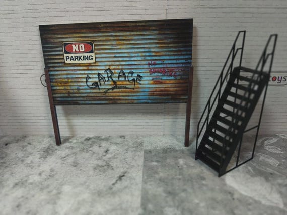 ★ Diorama Garage Plate　　　　　　　　　　　　　　【数限】 Flyover GARAGE 40 X 30 X 30 CM PREMIUM ACRYLIC 1:64 SCALE DIORAMA