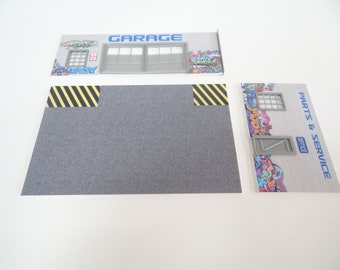 Miniature Brick Auto Service Display / Scale 1:60, 64