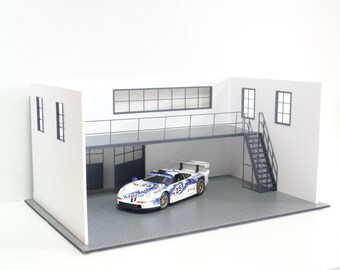 ミニカー専用ジオラマ：1/18 ショールーム＆ガレージⅡ（2階建モデル） il_340x270.4745578945_bjlf.jpg