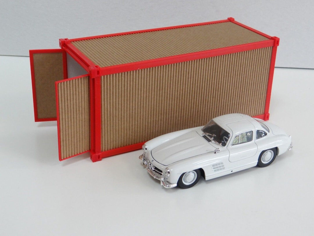 Containers Racetrack Container Tribune Scale 1:24 Shipping Container ...