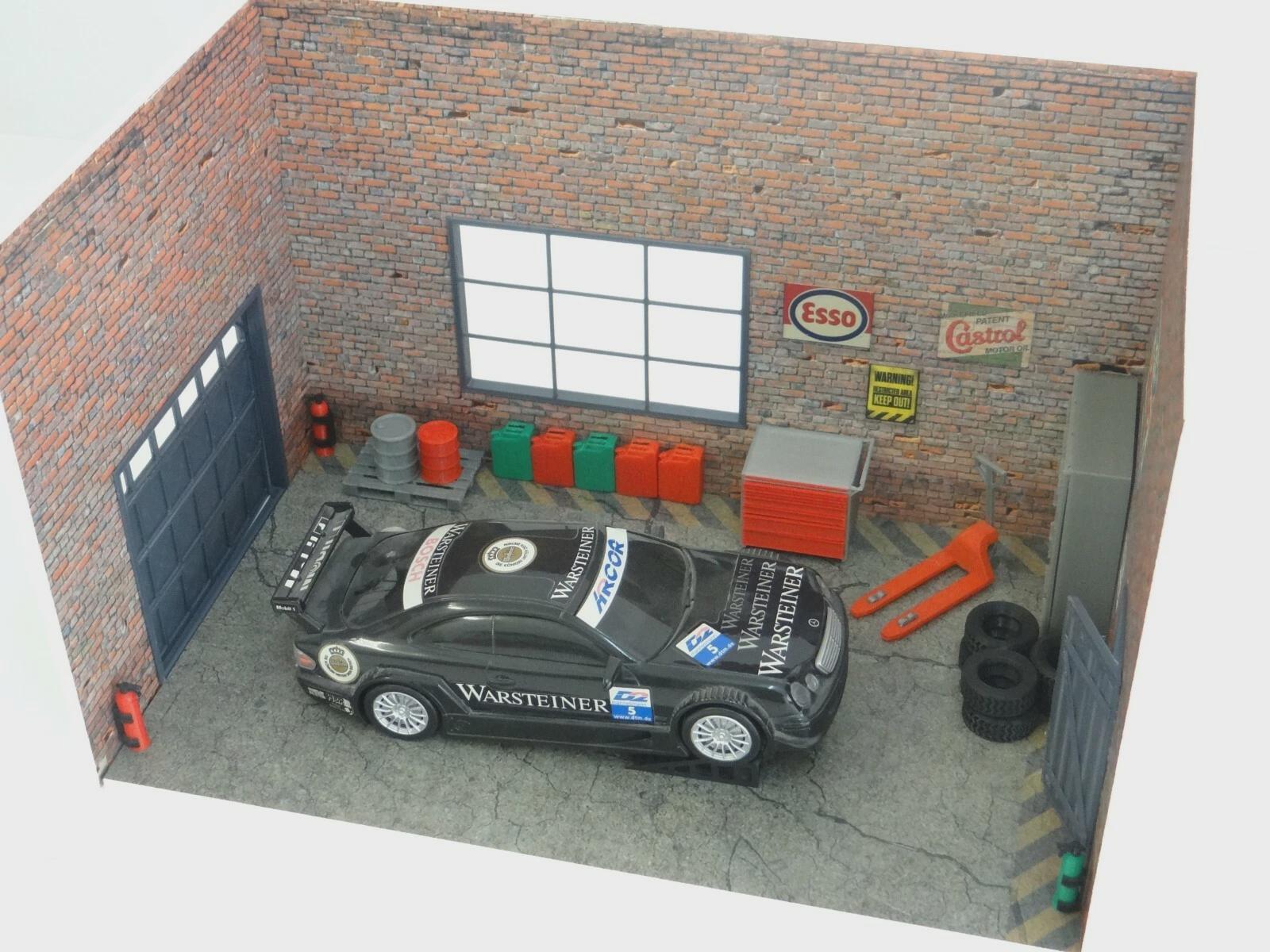 1/24スケール カーモデルジオラマ用素材（ガレージセット） 1⁄24