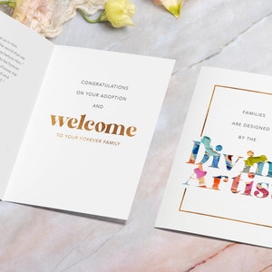 Celebrating Adoption Greeting Card - Divine Artist