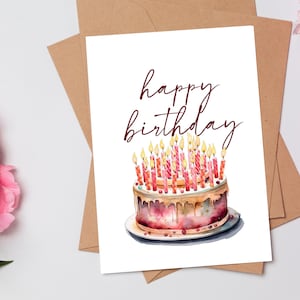 Tarjeta de Cumpleaños para Abuelas - Archivo Digital