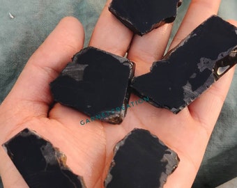 Black onyx big size slice,onyx crystal,onyx loose gemstone,onyx rough gemstone ,loose raw beads, loose gemstone,for home decoration