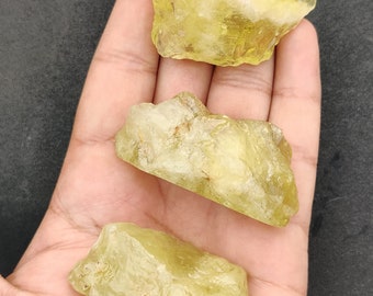 Cristal de cuarzo limón grande, fragmentos de cuarzo limón crudo, puntos de cuarzo limón ásperos, cristales genuinos sin cortar, cristales curativos, LLemonQuart