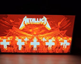 Metallica Master of Puppets LED Lightbox
