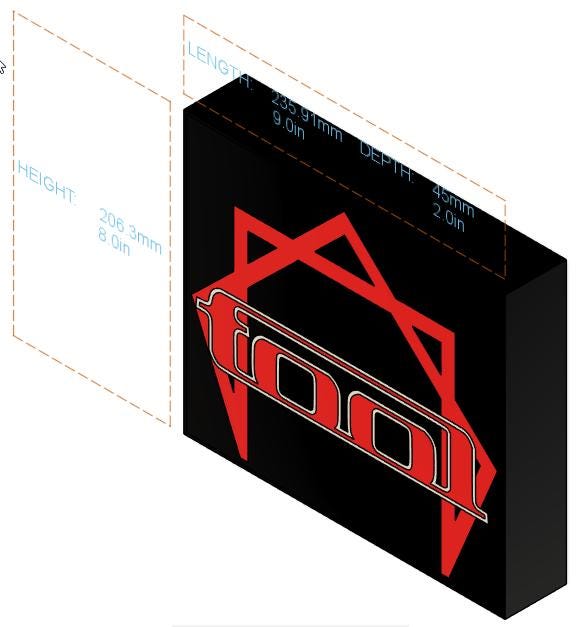 Tool Heptagram Themed LED Lightbox - Etsy