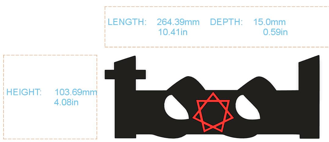 Tool Lateralus Heptagram Logo Desk Decor - Etsy