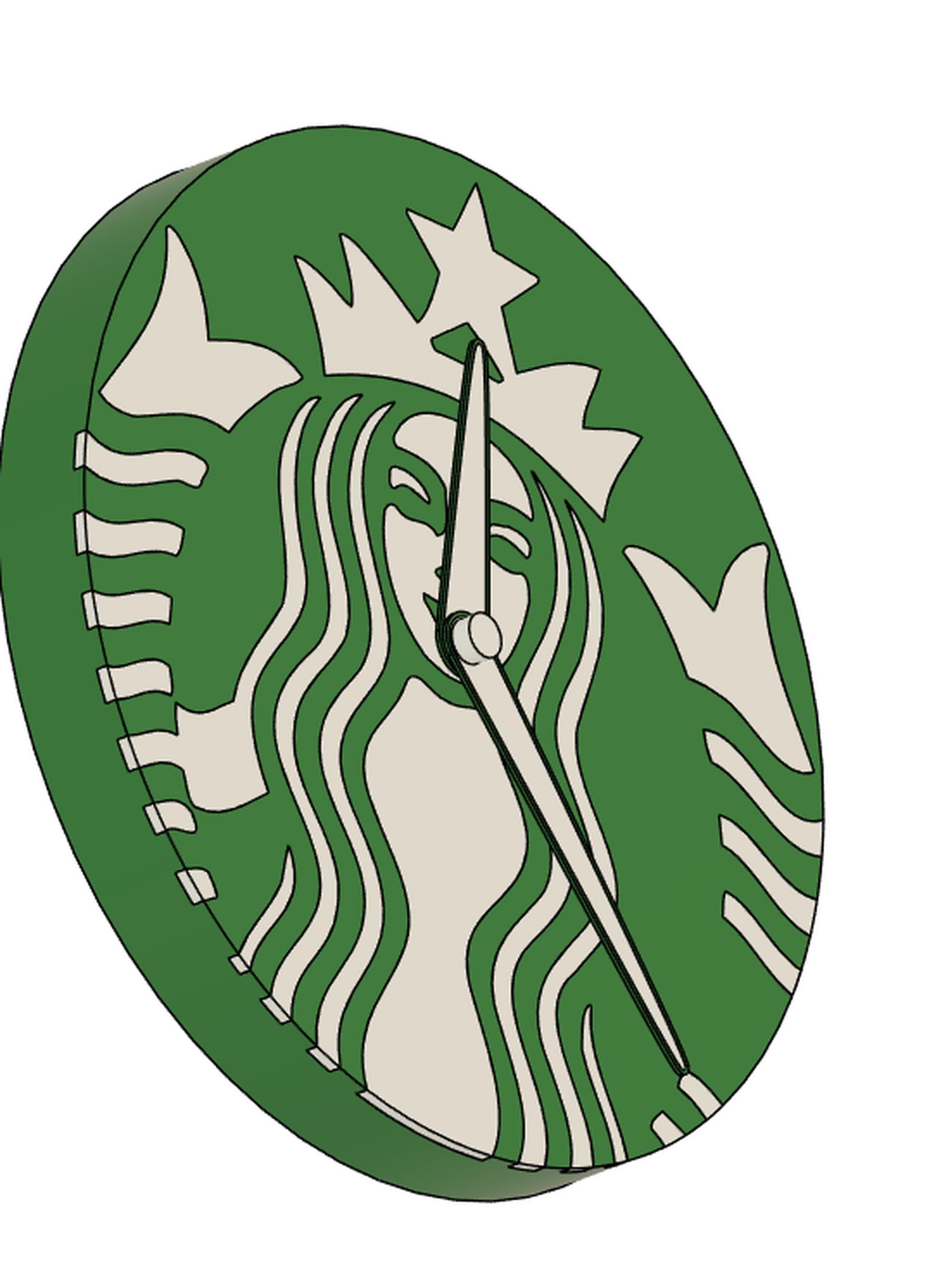 Starbucks Wall Clock - Etsy
