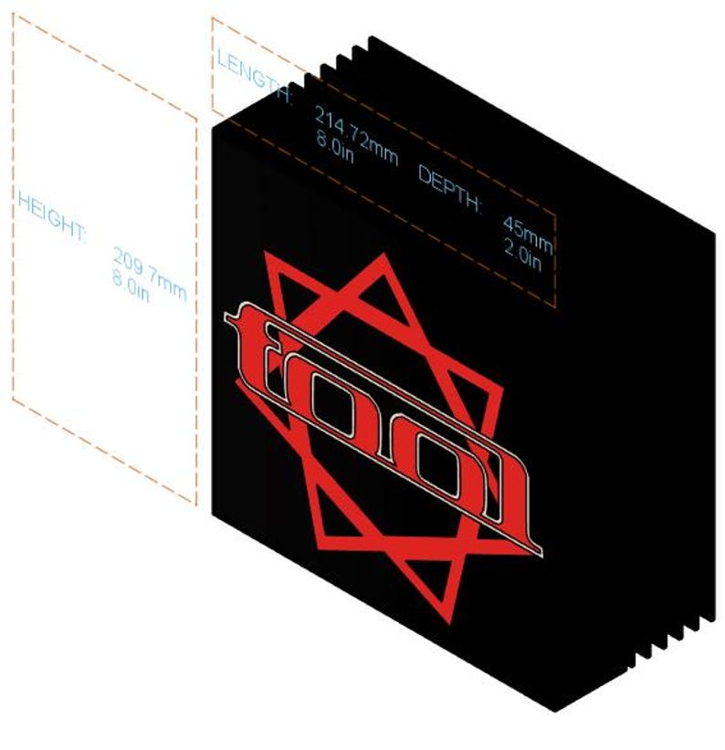 Tool Heptagram Themed LED Lightbox - Etsy