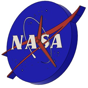 Horloge avec logo de la NASA