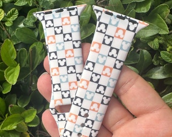 Retro Disney Inspired Apple Watchband, Mouse Ears Watchband, Vintage Disney, Silicone Apple Watchband