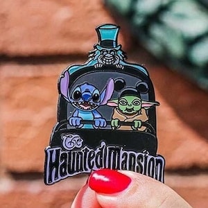 Fantasy Haunted Mansion Pin, Haunted Mansion Pin, Glow in the Dark Fantasy Pin, Disney Pin, Disney Hard Enamel Pin