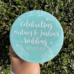 Under the Sea Little Mermaid Wedding Buttons, Princess Wedding Buttons, Custom Wedding Buttons, Ariel Wedding Buttons, Wedding Favors