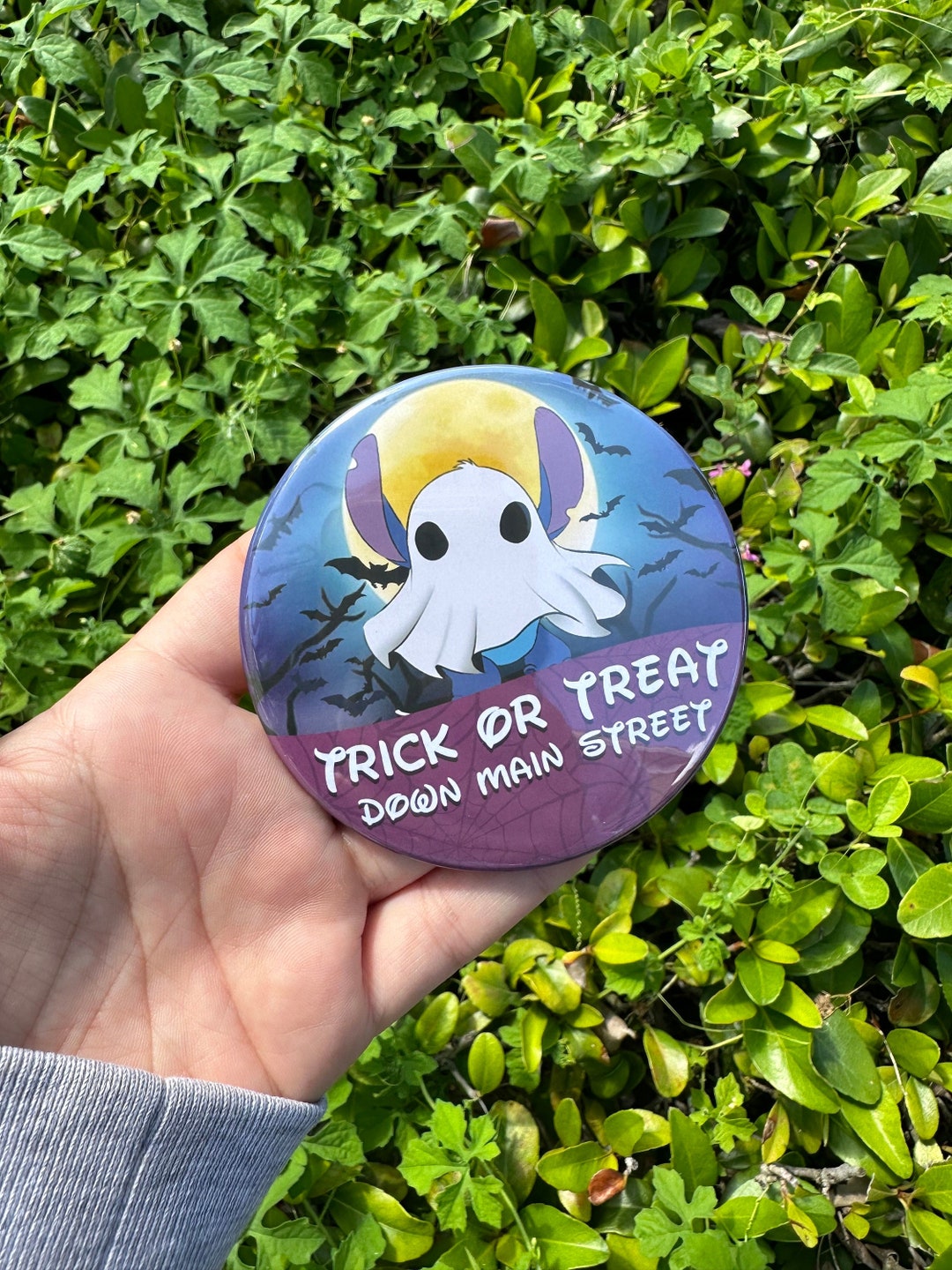 Trick or Treat Ghost Button, Mickey’s Halloween Party Pins, Oogie ...