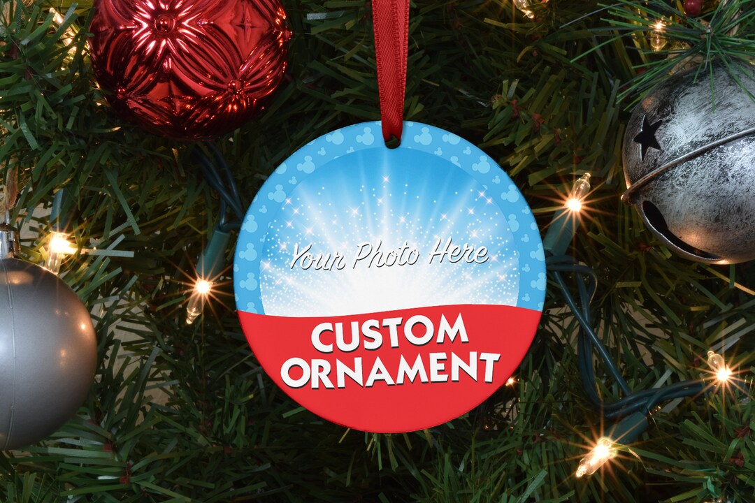 Custom Disney Ornament, Disney Ornament, Christmas Tree Ornament