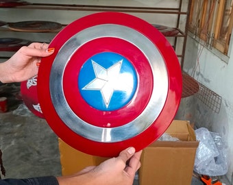 Captain America Shield: 12" Steel Legend - Cosplay Prop
