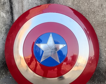 Metal Captain America Shield: Avengers Prop Replica, Cosplay Armor