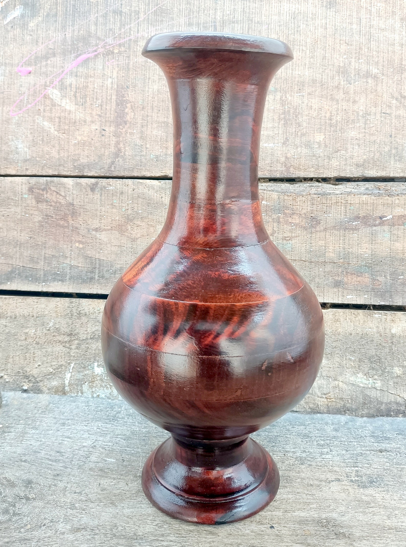 Wooden Flower Vase Handmade Fine Quality Beautiful Wooden Etsy