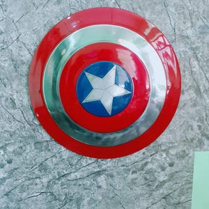 Captain America Shield: 12" stalen legende - cosplayprop afbeelding 4