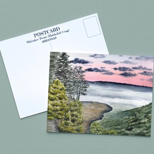 Postcard | Hawksbill Crag |  Whitaker Point | Arkansas Souvenir