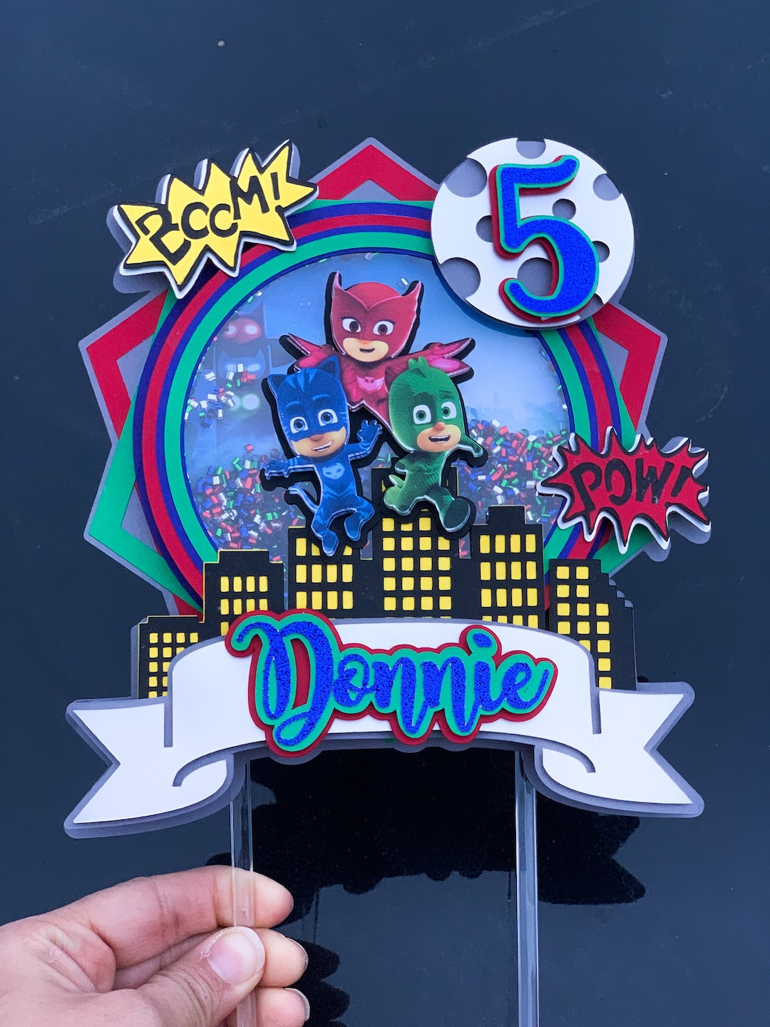 Pj Mask Cake Topperpj Mask Boy Cake Topperpj Mask Birthday, Pj Masks