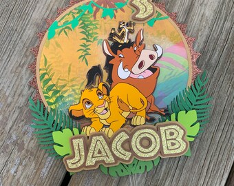 Lion king cake topper, lion king party, simba, jungle party, kids party,lion king birthday party, lion king birthday decor