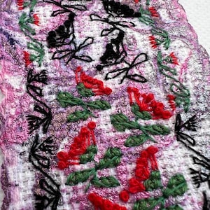 New Zealand Pohutukawa Flower Cross Stitch Pattern
