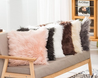 fluffy pillow cases