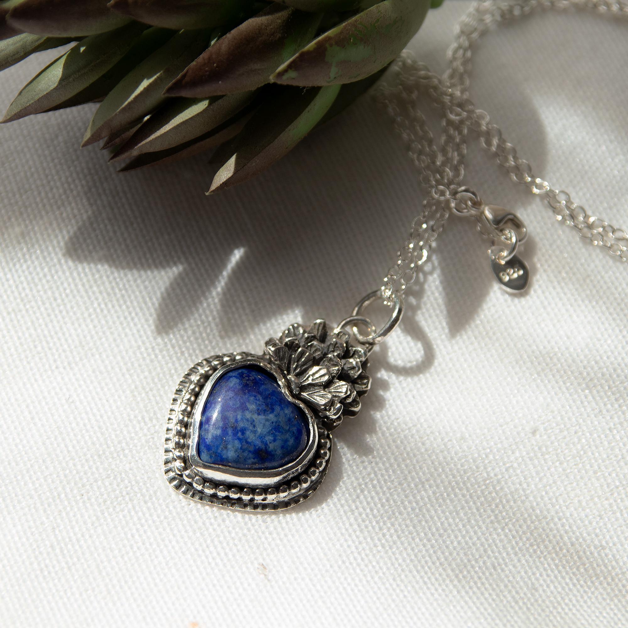 アクセサリー Vintage Mexican Silver Lapis Necklace925 Mexican Lapis Necklace - Etsy