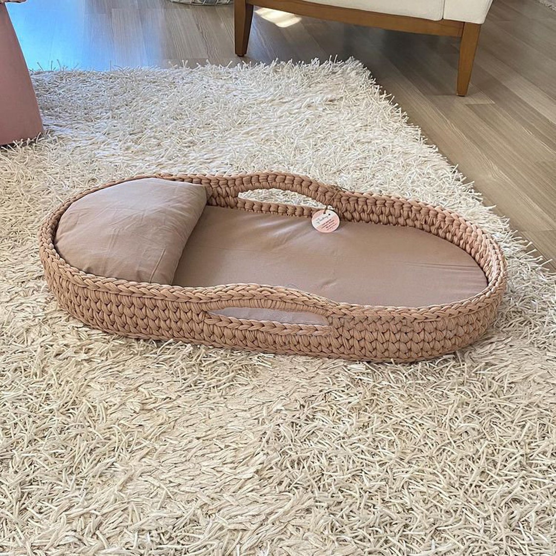 Baby changing basket Change table dresser Crochet change Etsy