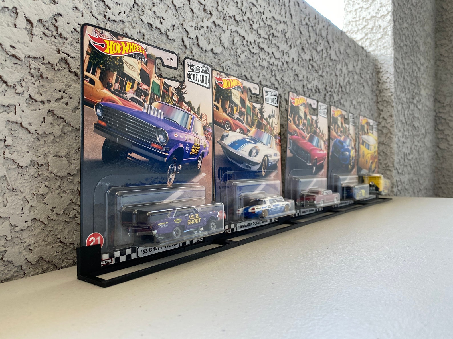 Hot Wheels Premium Car Display Upright Stands 2 Pack Etsy