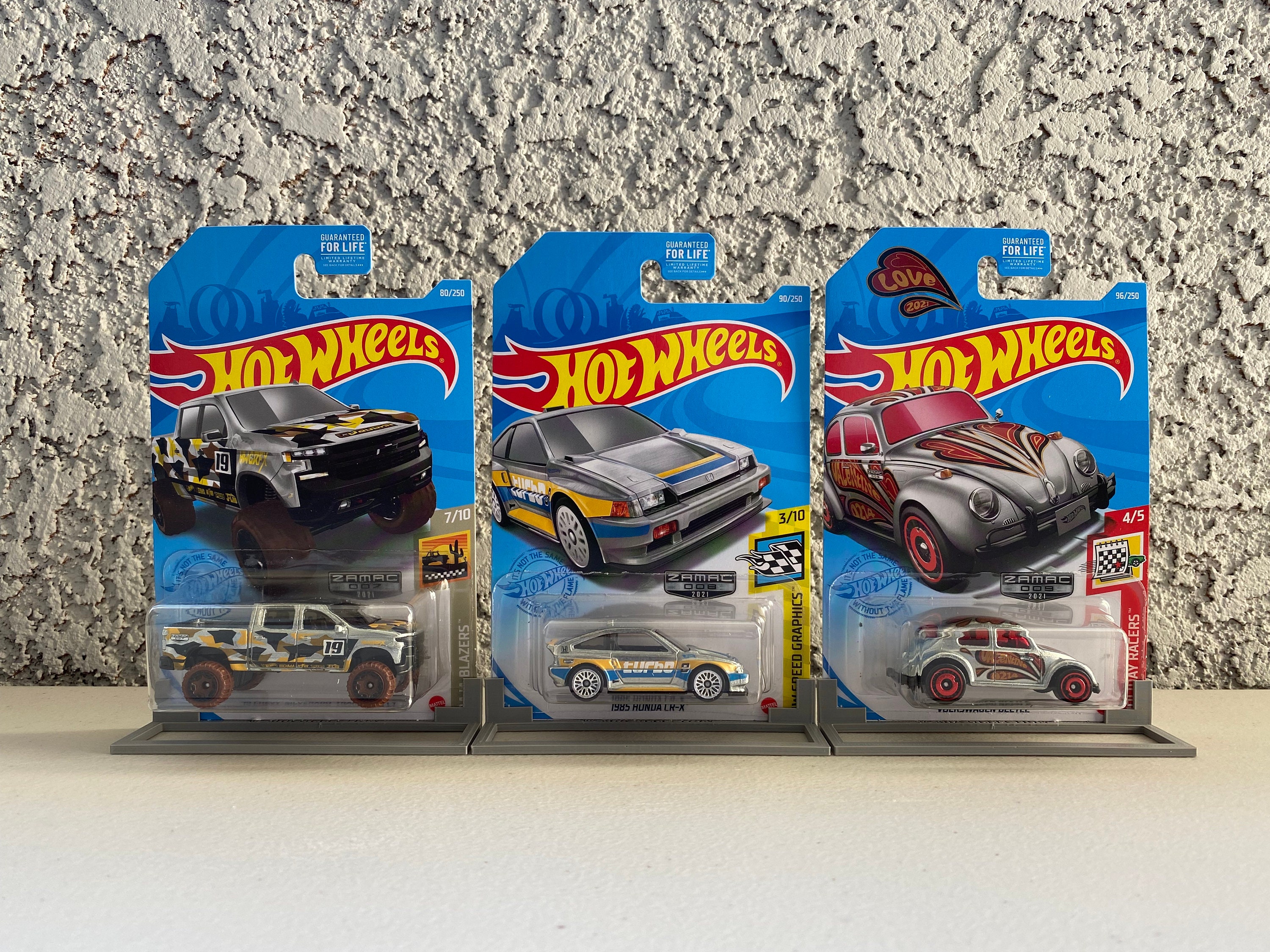 Hot Wheels & Matchbox Mainline Car Display Upright Stands 3 Etsy