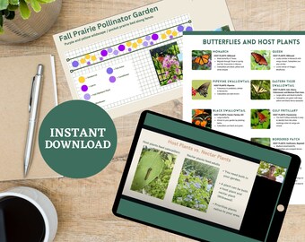 初心者向け蝶の庭づくり - 即時ダウンロード - 60分間のガーデニング教室とガーデニングワークシート