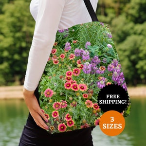 Wildflower Tote Bag: Texas Native Flowers Art Print