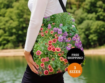 Wildflower Tote Bag: Texas Native Flowers Art Print