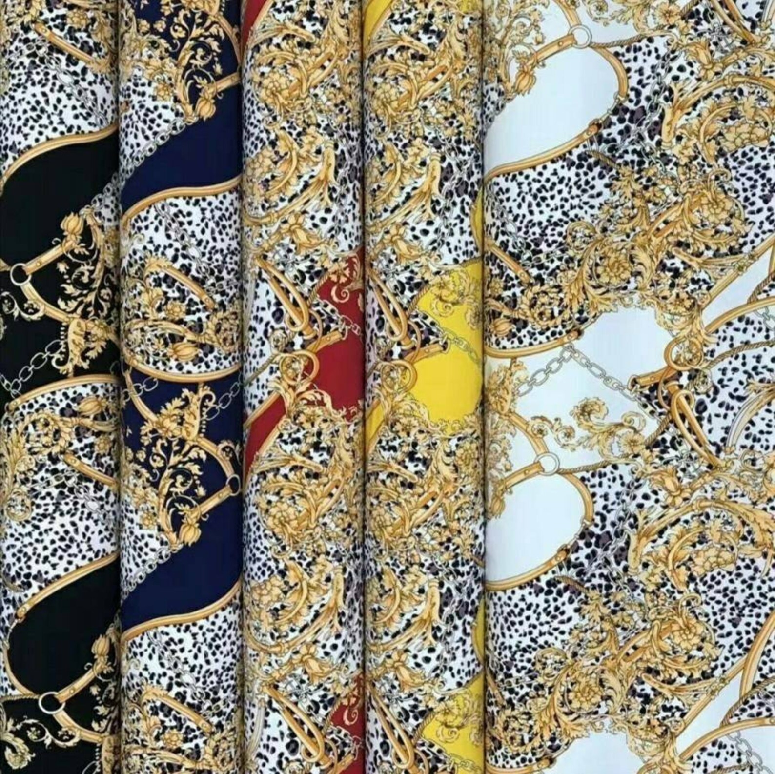 6608 Italian Silk DESIGNER FABRIC by the yard aa Etsy